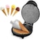 YASAHNG Electric Waffle Cone Maker, Ice Cream Cone Machine, Egg Rolls Nonstick Coating, Double-sided Heating, Dessert Baking Pan Kitchen Cooking 1200W