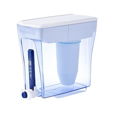 20 Cup Ready-Pour Dispenser Water Filter Pitcher, clear