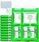 Moisture Absorber and Odor Eliminator Hanging Bags - Pack of 12Pcs (120gms Each) - Humidity Absorber to Rid Damp in Closet, Wardrobes, Car, Basement, Gym Bag - Dehumidifier Bags for Closet &amp; Wardrobes