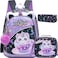 Backpacks for Girls School Backpacks with Lunch Box Pencil Case for Elementary Students Ages 8-10