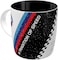 Retro Coffee Mug 330ml BMW Motorsport - Tradition of Speed - Gift Idea for BMW Accessories Fans Original Licensed Product (OLP) Ceramic Mug for Coffee Vintage Design