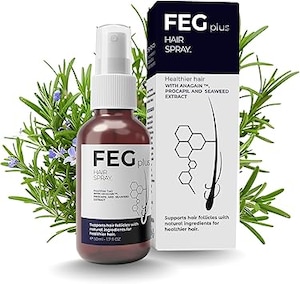 FEGPLUS Rosemary Beard & Hair Growth Serum (50ml), Rosemary Extract Serum Hair Spray, Minoxidil 5% Solution for Hair Growth Booster, Revitalise Hair and Beard Regrowth