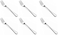 ECVV 6pcs, Stainless Steel Dinner Forks, findTop Heavy-duty Forks Cutlery Set, 8 Inch- 6pieces