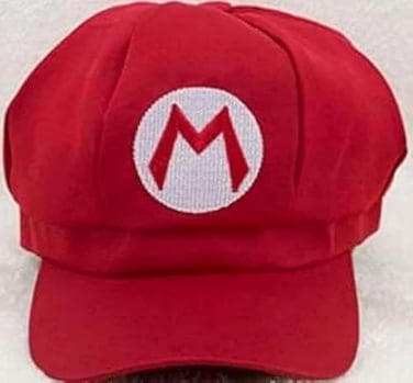 Super Mario Brothers Luigi Hat Costume Cosplay (Red)