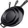 Cast Iron 3 Piece Bundle - 8", 10" and 12" Cast Iron Skillets