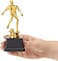 World Cup Party Decorations, World Cup Soccer Trophy, 1 Pcs Gold Soccer Trophies for Kids Award Ceremonies, Tournaments, Championship Games, Sports Competitions, Small, 2.5 x 6 in