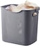 Homarket Laundry Basket bag Large Dirty Clothes Basket laundry hamper with handles 45L Toys Storage Bucket Durable, Water Resistant (Dark Grey)