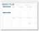 Weekly Planning Pad - 52 Sheets Wirebound Workbook for Meals, Groceries, Food, Weight Loss, Learning, Business I Priorities, To Do List, Daily Schedule &amp; Notes, Efficient Time Management Planner (B)