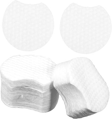 NALACAL Pearl Pattern Makeup Remover Cotton, 600 Pcs Eye Makeup Pads, Lint Free Makeup Pads, Make up Wipes Skin-friendly Makeup Pads, To Disassemble Miss Makeup Remover Wipes Non-woven Fabric