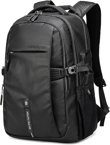 Arctic Hunter Travel Daypack Water Repellant Scratch Resistant 30L Backpack with Built In USB/Headphone Port for Men and Women B00388