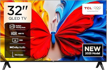 Buy TCL Television 32 Inch Smart TV QLED HDR 10 Google TV, Dolby