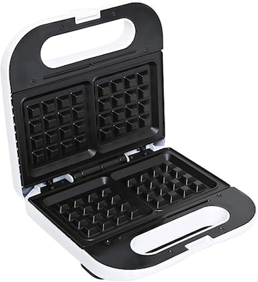 Geepas Waffle Maker, 2 Slice Electric Waffle Maker, GWM676N   Non-Stick Waffle Maker with Adjustable Temperature Control   Overheat Protection &amp; Safety Lock