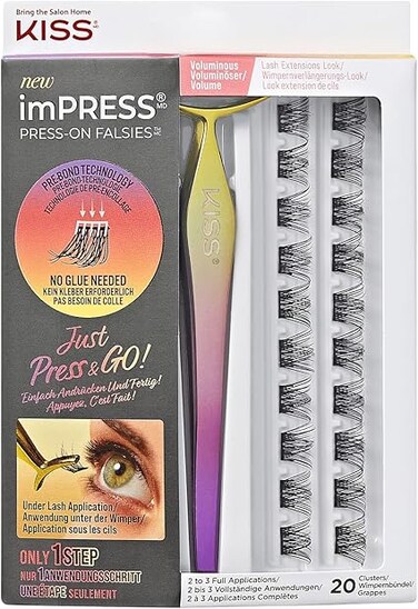 Kiss Impress Press on Falsies Voluminous Eyelashes ILK02C