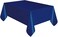 Unique Navy Blue Plastic Table Cover
