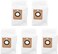 Luocute 5Pcs Dust Bags for Dreame Bot Z10 Pro L10 Plus Vacuum Cleaner, Premium Material, Replace Every 2-3 Months, Easy to Use High Efficiency Large Capacity Bag Replacement