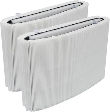 PUREBURG Replacement Filters Compatible with BLUEAIR Blue Max 3250 auto &amp; 3250i Air Purifiers, 2-Pack H13 HEPA Activated carbon 2-IN-1