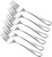ECVV Dessert Forks 6 Pieces, Stainless Steel Cake Forks Silverware Set, Fruit Forks, Cocktail Forks, Appetizer Small Forks,   5 Inches