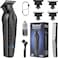 Kemei 2299 Professional Hair/Beard Trimmer for Men Zero Gapped Hair Clippers for Barber with T Blade, Cordless Rechargeable