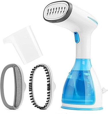 Morelian 1500W Handheld Clothes Garment Fabric Steamer 280mL Steamer Hand Steam Iron Portable Ironing Wrinkle Remover 15s Fast Heat-up