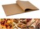 100 Pcs Parchment Paper Baking Sheets, Non-Stick Precut Parchment Papers Baking Sheets, Perfect for Baking Grilling Air Fryer Steaming Bread Cup Cake Cookie (Brown, 30x40CM)