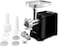 Sharp 2200W 3 Disc Meat Mincer/Grinder/Sausage/Kebab Maker Eg Pl41 K3, Japan Blade With Reverse Function., Black Silver"Min 1 year manufacturer warranty