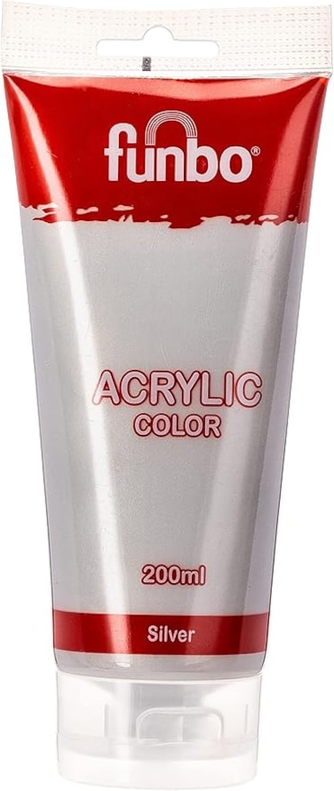 Acrylic Color Tube 200ML (142 Silver)