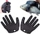 Fish Catching Gloves -Fisherman Professional Catch Fish Gloves, Fishing Glove, Fishing Puncture Proof Gloves, Anti-Slip Fishing Gloves Protect Hand (Black)