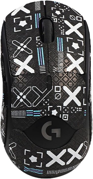 Mouse Grip Tape Full Coverage for Logitech G Pro Wireless Gaming Mouse, Mouse Anti Slip Grip Tape,Self-Adhesive PreCut Sweat-Resistant Professional Mice Upgrade Kit
