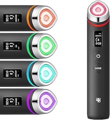 medicube Age-R Booster Pro   6-in-1 Real Glass Glow Device   Looking Glass Skin with Enhanced Absorption, Radiance, Elasticity,Pore Care   LED Anti-Wrinkle Device   Korean Skin Care