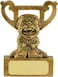 Golf Loser Gold Trophy - Humorous Failure Prize, Novelty, Terrible Performance, Worthless, Joke, Cartoon Emoji, Loser, Cheat, Silly, Idiot, Golf Holiday, Competition, Tournament Affordable Award Gift