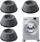 4pcs Anti Vibration Pads for Washer Dryer Shock and Noise Cancellation, Washing Machine Stand to Prevent Shifting, Shaking Walking for Home