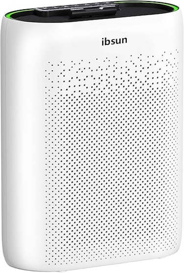 ibsun Air Purifier Large Room Up to 60 ㎡ with PM2.5 Sensors, H13 True HEPA Filter Remove 99.97% for Dust Pet Dander Smoke