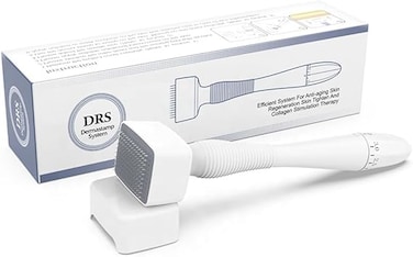 DRS Stainless Steel Derma Stamp 140 Adjustable pin - Professional microneedling pen for Women &amp; Men - Micro needling derma stamp