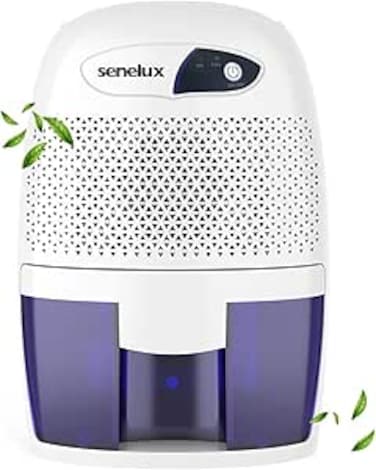Senelux Powerful 500ML Mini Portable Best Quiet Air Dehumidifier Small Dehumidifier Efficient and Stable, Home Damp, Portable Moisture Absorber for Small Rooms,Bathroom,Basement,Home,Bedroom