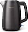 5000 Series Stainless Steel Kettle - 2200W, 1.7L, Spring Lid, Black &amp; Copper - HD9352/31