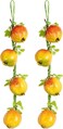 KASTWAVE Artificial Fruit Hanging Strings, 2Pcs Fake Pomegranate Bunch Lifelike Fruit for Home Kitchen Hanging Ornaments Farmhouse Wall Decor Photography Props