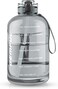 GEMFUL 3 Liter Water Bottles with Handle Motivational BPA Free Big Jugs for Fitness Man