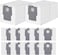 12 Pack Dust Bag for Roborock Q Revo/Qrevo S/Qrevo Pro/Qrevo Master/Qrevo Plus/Qrevo Curv/S8 MaxV Ultra/Saros 10R/QV 35S/35A/Qrevo S5V Vacuum Cleaner, 3 L Large Capacity Disposable Bags Replacement