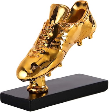 7.9" Football Golden Boot Trophy,2020 European Cup TrophyGolden Boot Trophy,Football Trophy for Fans,World Cup Football Golden Boot Trophy