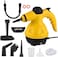 Moninsta Portable Handheld Steam Cleaner with 10pcs Accessories &amp; Safety Lock, Multi-Purpose &amp; Powerful Home Use Steamer for Cleaning Car, Furniture, Floor, Upholstery, Grout and Tile