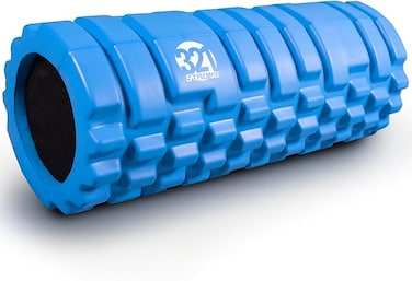 (Blue) - 321 STRONG Foam Roller - Medium Density Deep Tissue Massager for Muscle Massage and Myofascial Trigger Point Release, with 4K eBook