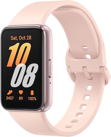 Galaxy Fit3 Smartwatch, Exercise and Sleep Tracking, Fall Detection, Bluetooth, 40mm, Pink Gold
