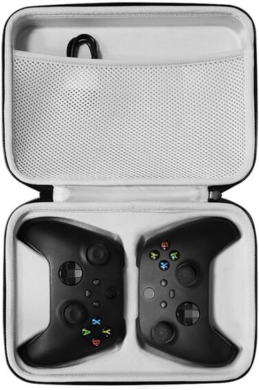 Dual Controllers Carrying Bag For Sony PS4 PS5 Gamepad Nylon Storage Case Shockproof Protective Handbag For Switch Pro/Xbox