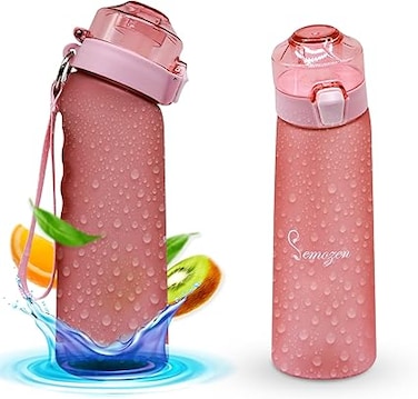 Semozen Water Bottle 750ml BPA Free workout water bottles for men, School, Cycling   Leak-Proof Design   Fitness Enthusiasts, and Outdoor Activities - Pink