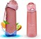Semozen Water Bottle 750ml BPA Free workout water bottles for men, School, Cycling   Leak-Proof Design   Fitness Enthusiasts, and Outdoor Activities - Pink