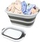 GOLDEN LAND Large Foldable Laundry Basket,Collapsible Laundry Hamper with Hanldes,Space Saving Organiser for Clothes,Pop up Toy Storage Container,Washing Basket and Pet Bathtub,40L