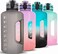 GIFUBOWA Big Water Bottle 2.2 Litre with Handle Leak Proof BPA Free Large Capacity Daily Drinks Jug for Gym Fitness