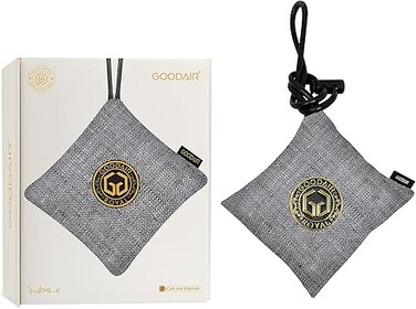 GOODAIR 2.0 Premium Non-electric Car Air Purifier   Elegant Silver   Tested &amp; Certified to Absorb Toxic Gases   Advanced Impregnated Activated Carbon   24/7 Air Purification