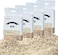SOPAPETS Mixed Tofu Cat Litter, Easy Cleanup with Flushable Tofu Cat Litter, Strong Clumping Cat Litter, Odor Free, No Stick, POD Deodorizing Factor Added, Dust-Free, 6L, 2.5KG/bag, 4 Packages