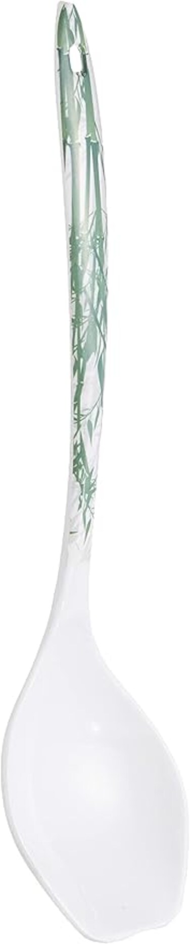 Royalford Melamine Ware Serving Spoon Stirring, Mixing &amp; Serving Spoon with Grip Handle Broad Deep Bowl Dinner Cutlery/Crockery Utensil Ultra Stylish with Long Handle, Multicolor, RF9896